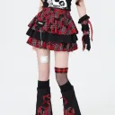 Plaid Cake Dress-Free Size
