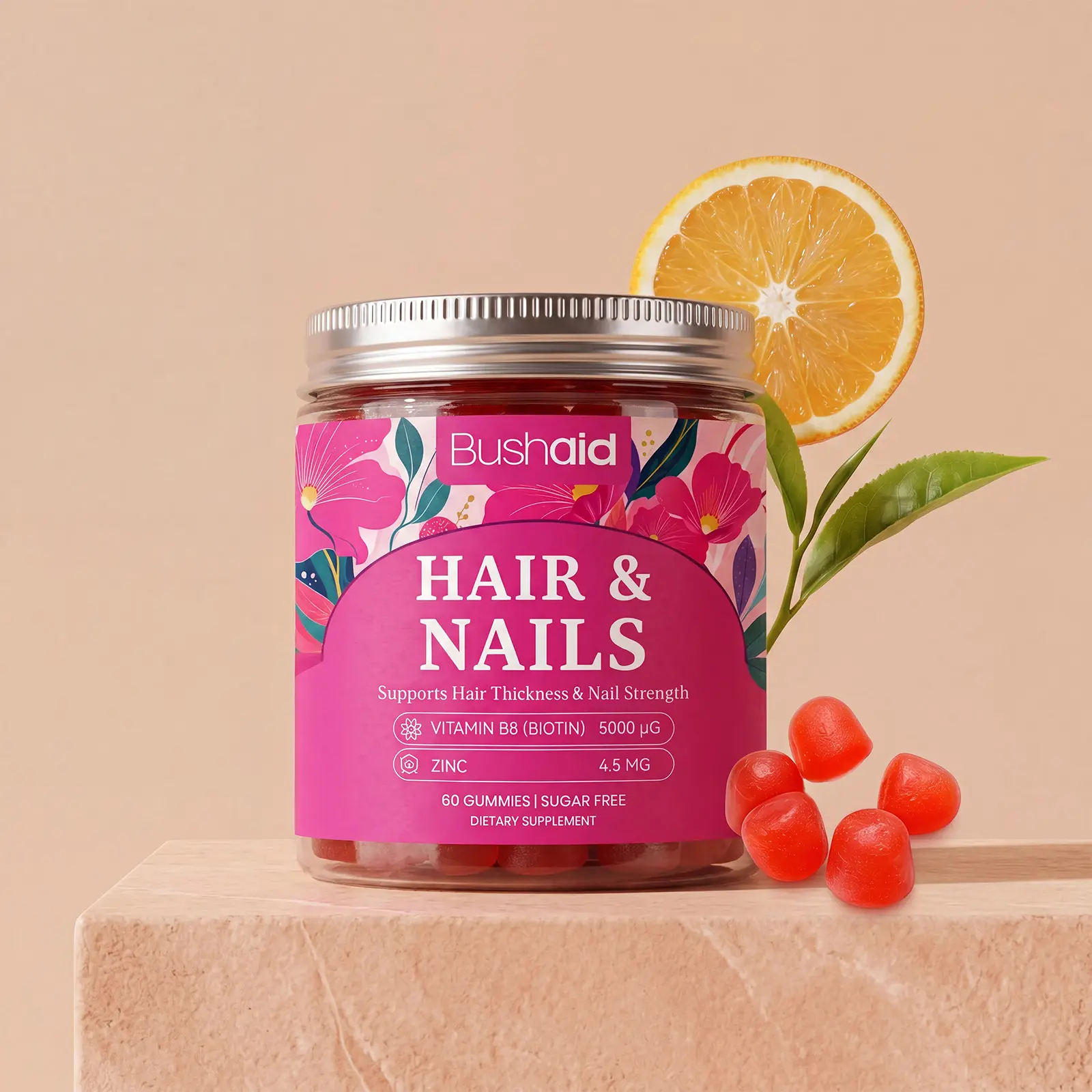 Hair And Nail Care Gummy Supplements