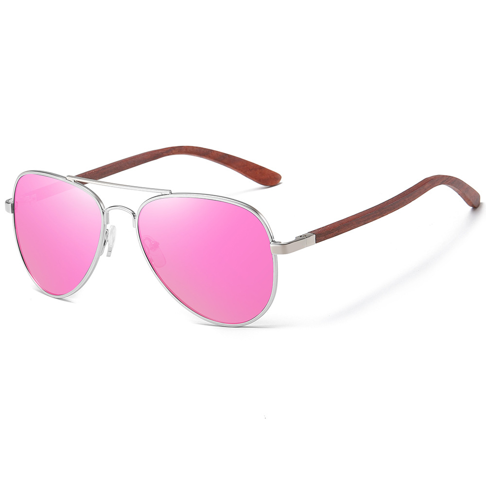 Fashion UV Protection Bamboo Sunglasses - Image 10
