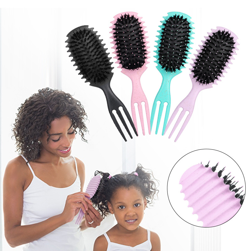 Three-fork Curly Hair Massage Wave Air Cushion Comb