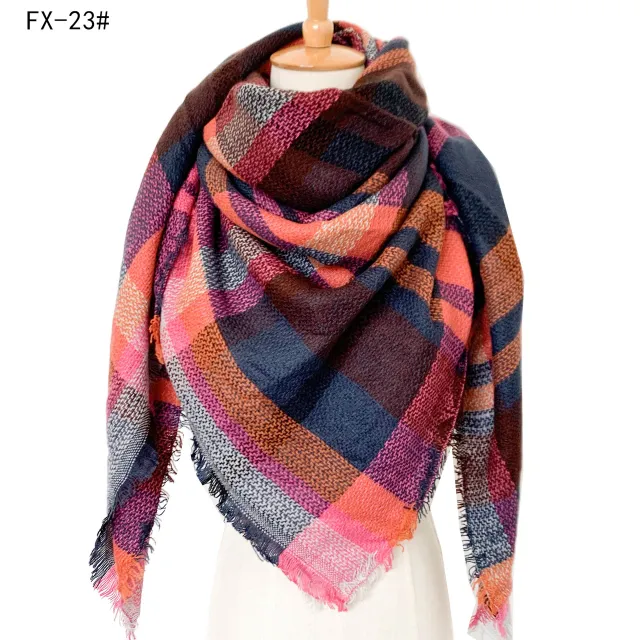 European And American Autumn And Winter Plus sized Double sided Qicaigei Scarf Women's Shawl Rose - Shop at LoveMi