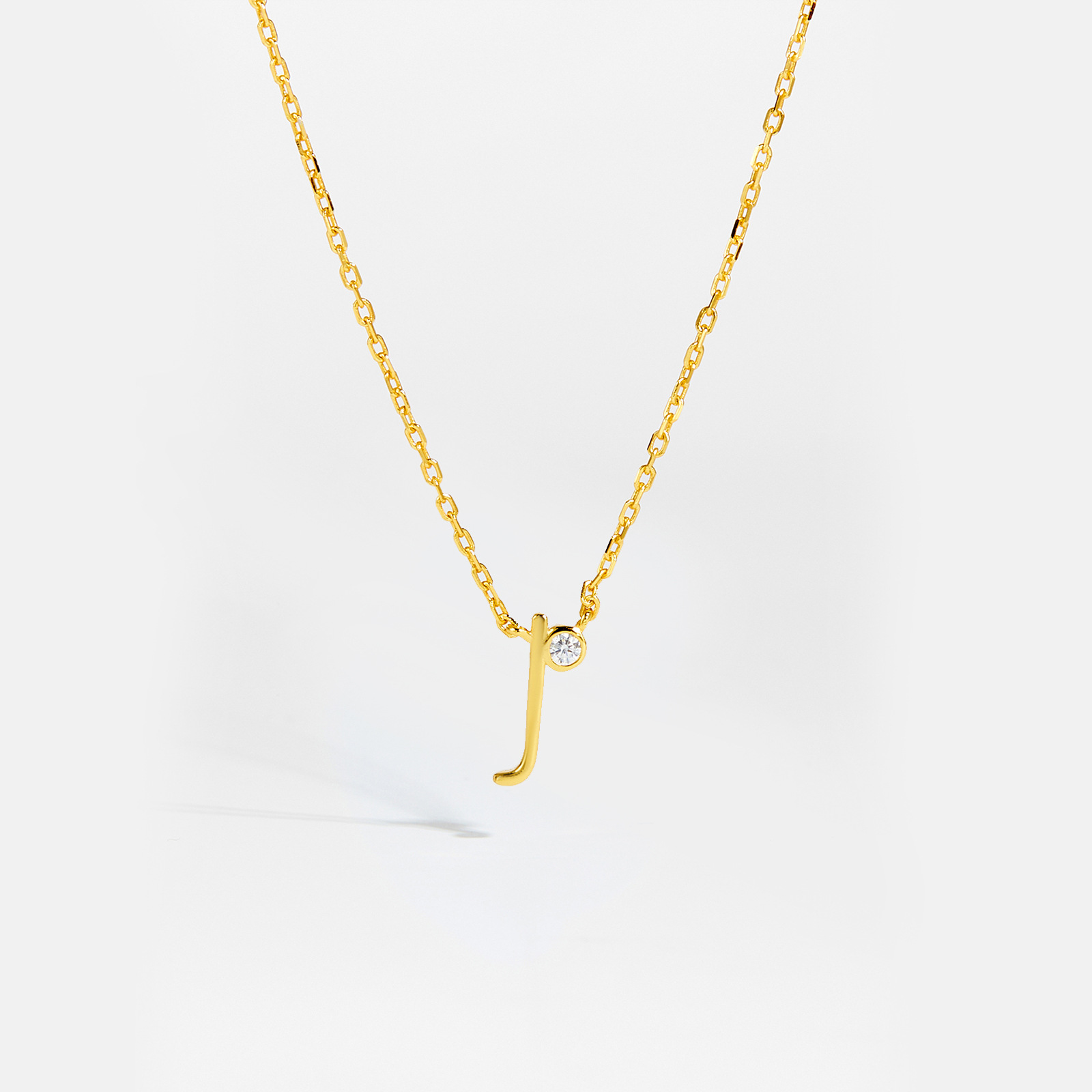 26 Letter Necklace Simple Stylish Pendant