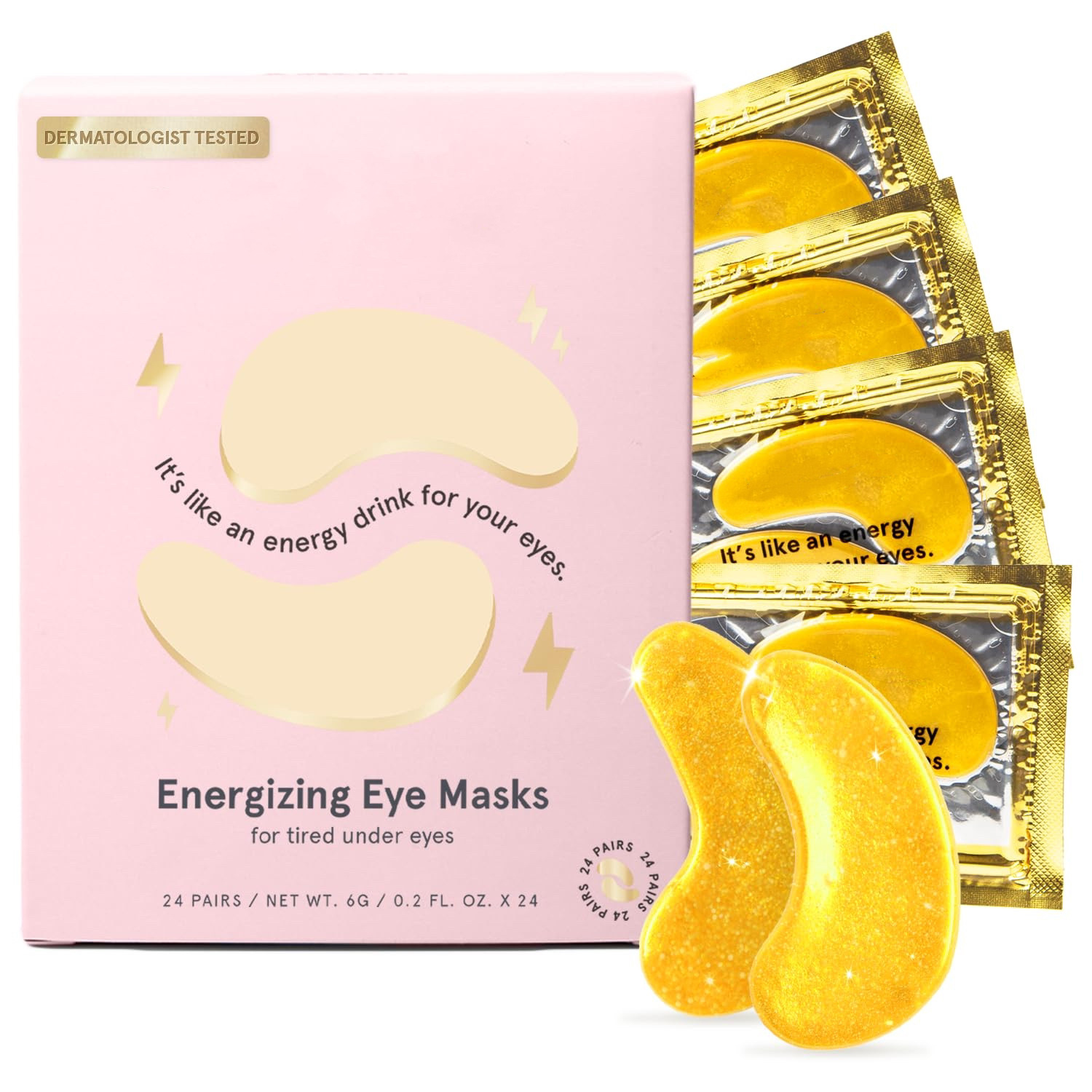 Gold Eye Mask 24 Pairs