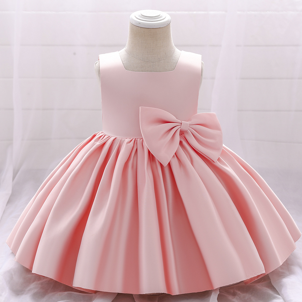 Birthday Dress Big Bow Flower Girl Wedding Dress Dress - Image 20