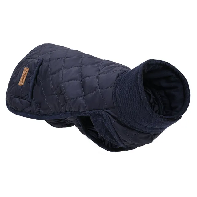 Cotton Vest Short Leg Dog Autumn And Winter Warm Dark Blue - Shop at LoveMi