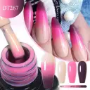 Shimmering Thermal Gel Fashion Nail Polish PU Protective Film For Nail Art view 3