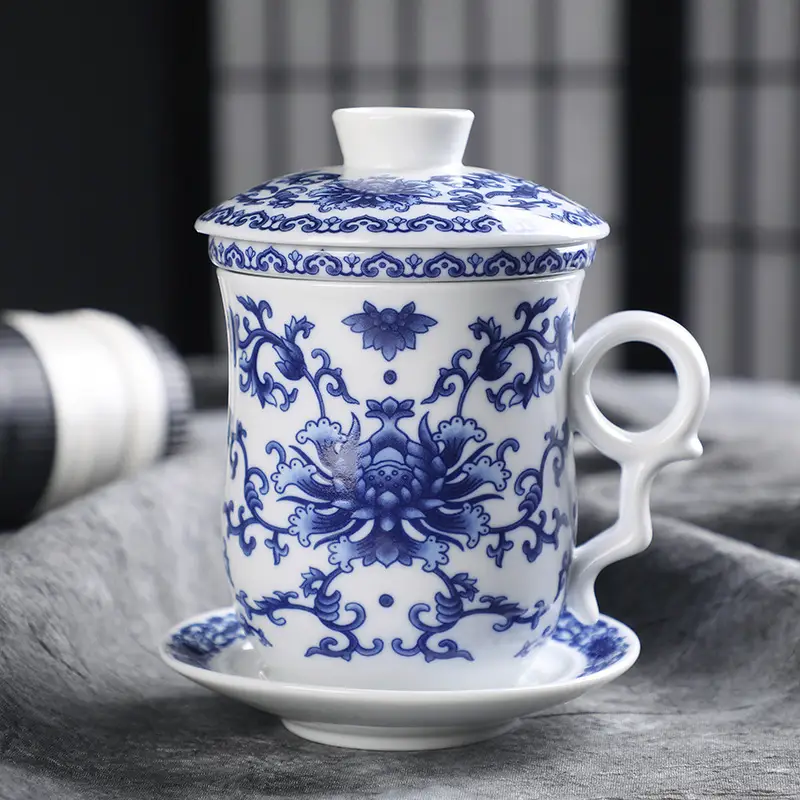 Office Mug Practical Ceramic With Lid Personal Water Cup