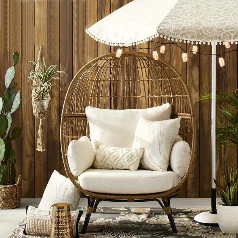 Outdoor Cozy Floor Seating Birds Nest Chair
