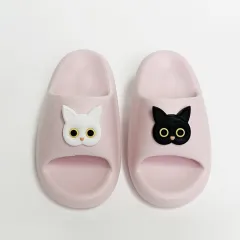 Women's Anti-slip Waterproof Slippers With Thick Bottom Korean Style Sandals Summer - Pink - View 1