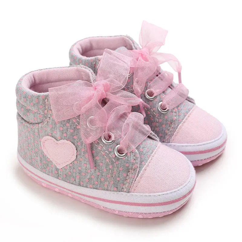 Lace Bow Love All-match Toddler Shoes