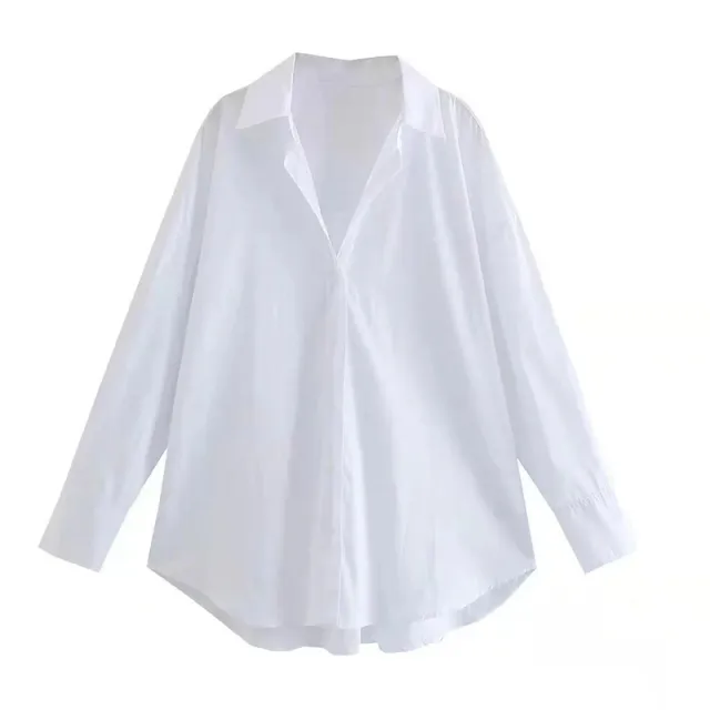 Urban Casual Multi color Poplin Shirt White - Shop at LoveMi
