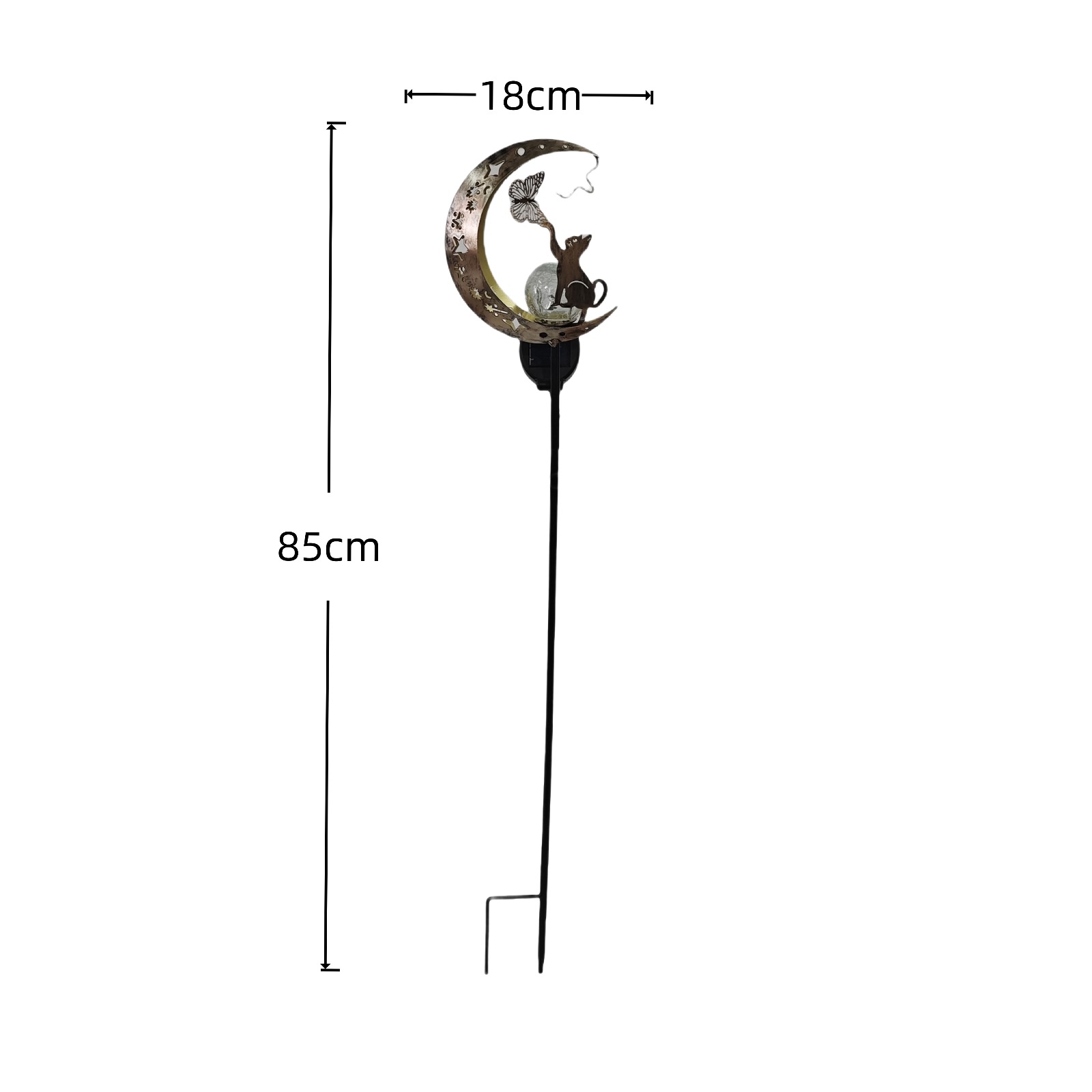 Wrought Iron Outdoor Garden Solar Light — foto 4