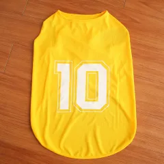 Big Dog Clothes Summer Thin Vest - Yellow 10 - View 1