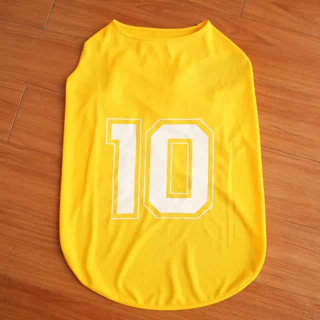 Big Dog Clothes Summer Thin Vest Yellow 10 - Shop at LoveMi