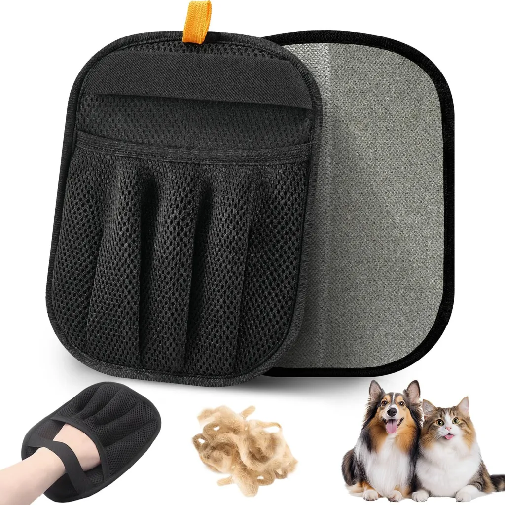 Household Lightweight Pet Hair Cleanup Artifact - Five Finger Black One