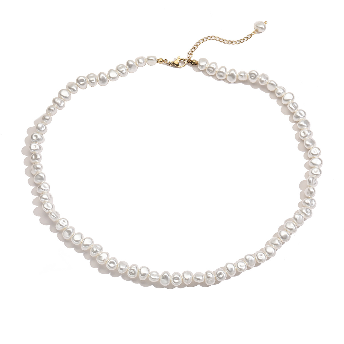 Aogu Cross-border INS Simple Baroque Pearl Necklace