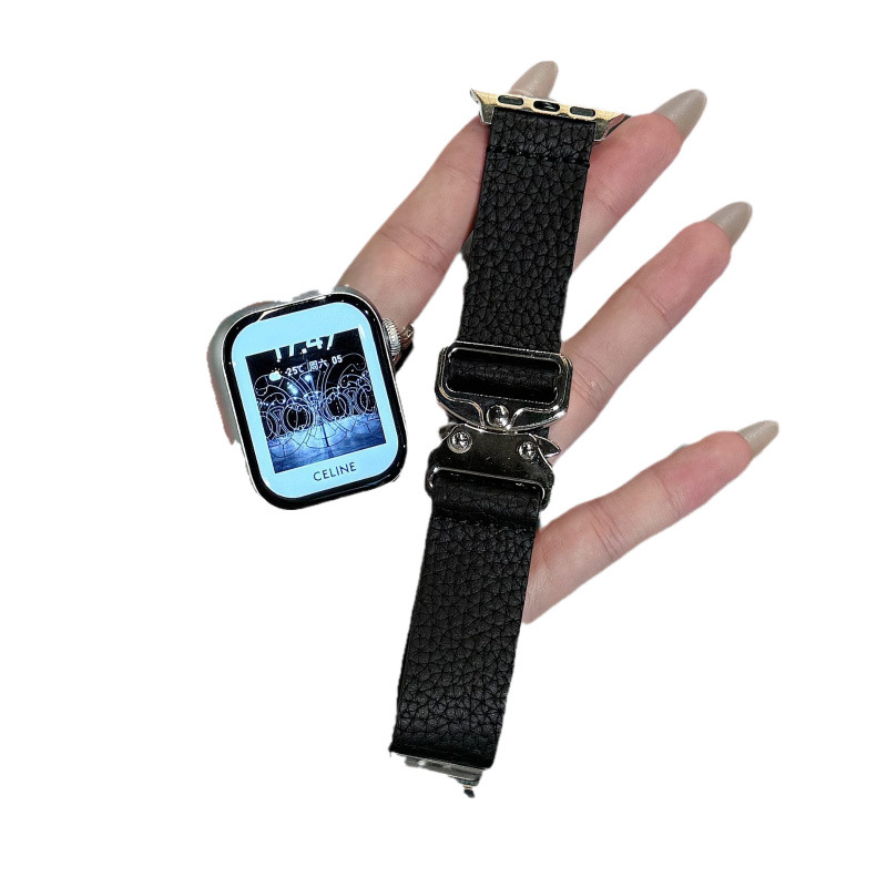 Watch With A Lychee-pattern Buckle Strap