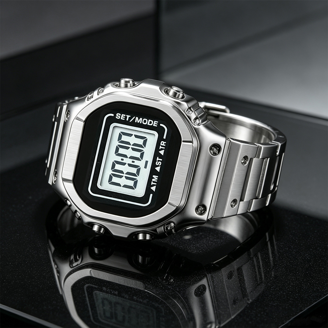 Men's Ring Watch on hand