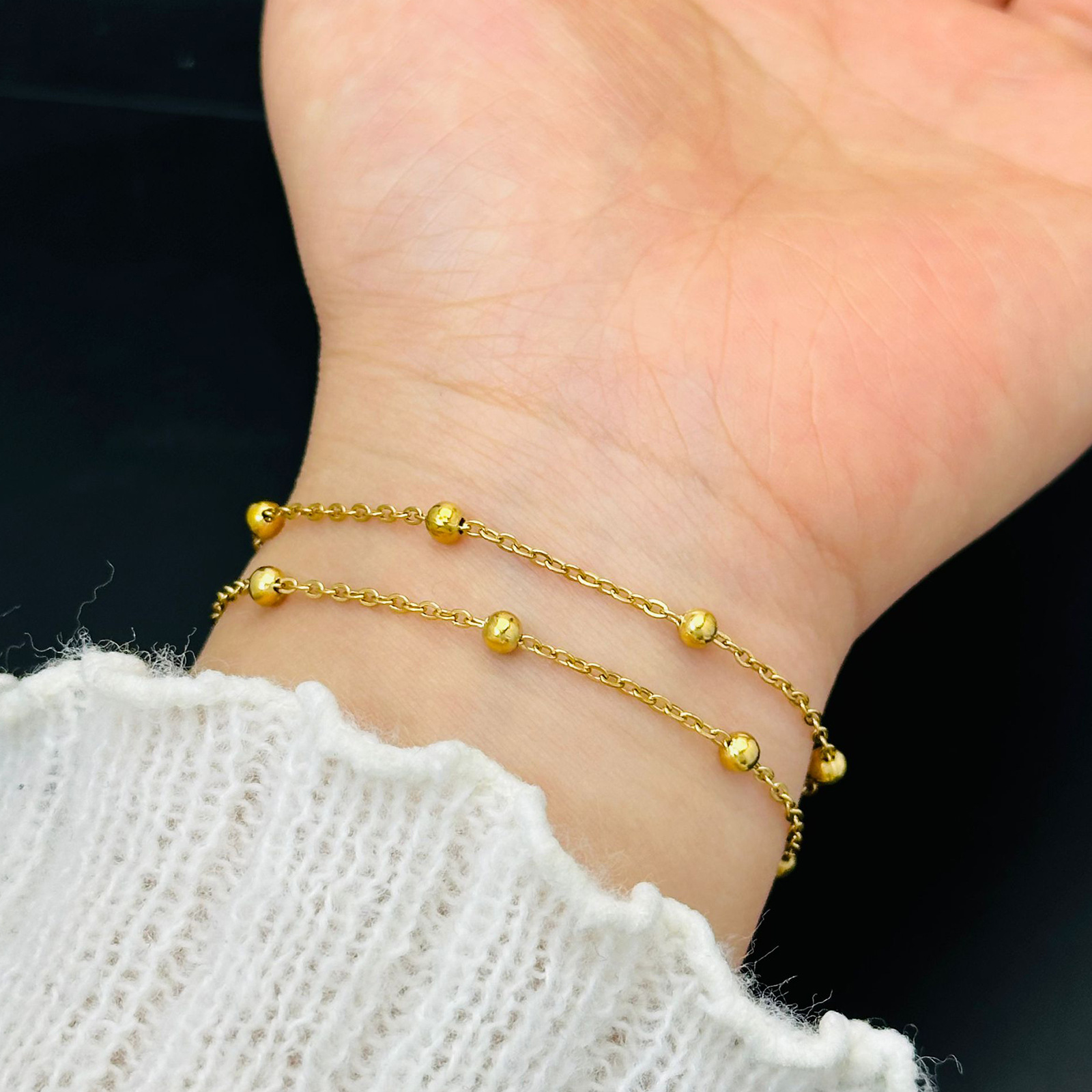 Double-layer Beaded Bracelet For Women That Wont Fade