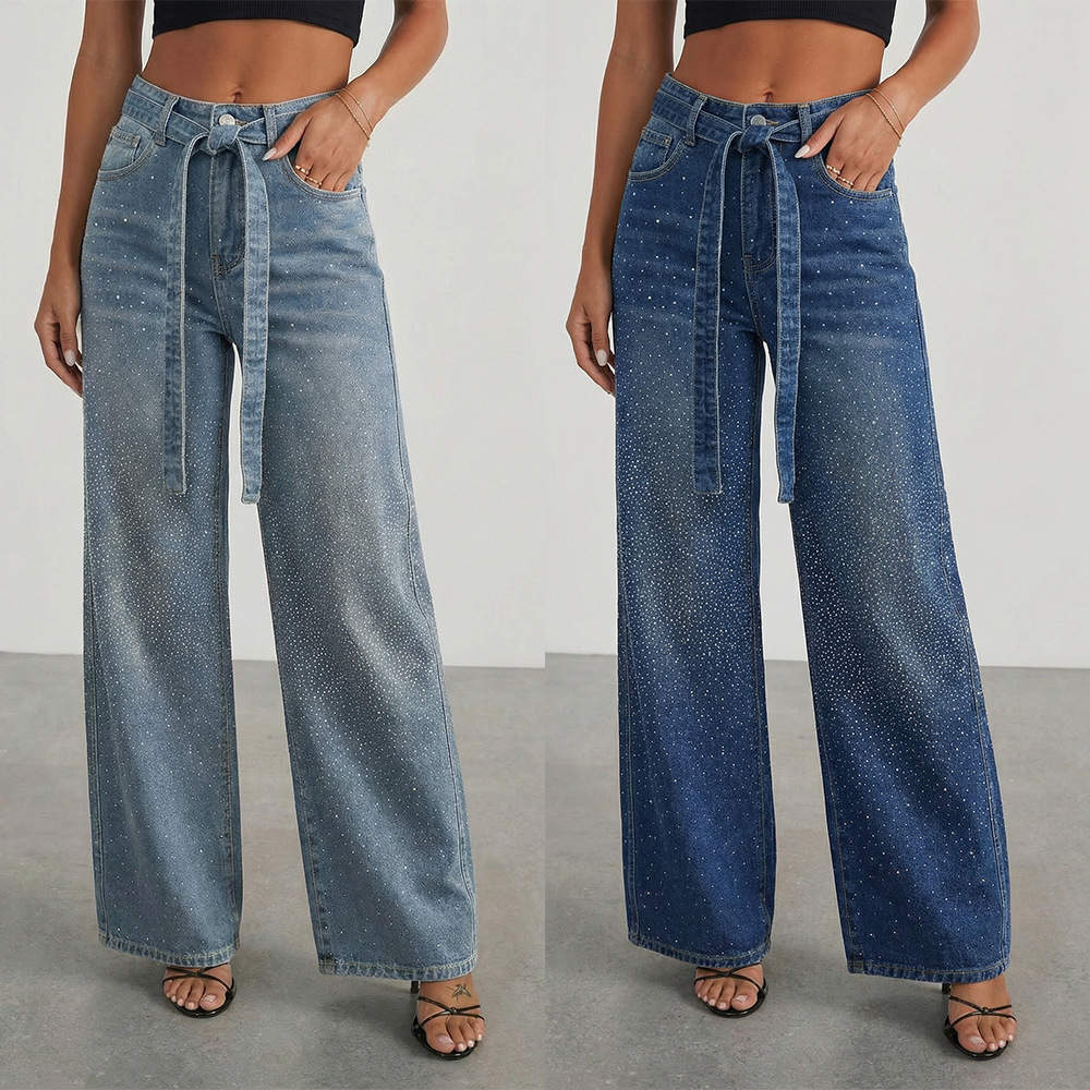 Women's Loose-fit High-waist Wide-leg Jeans