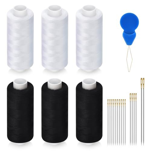 Sewing Thread Kit 402 Polyester Thread With Sewing Needle And Threading Aid