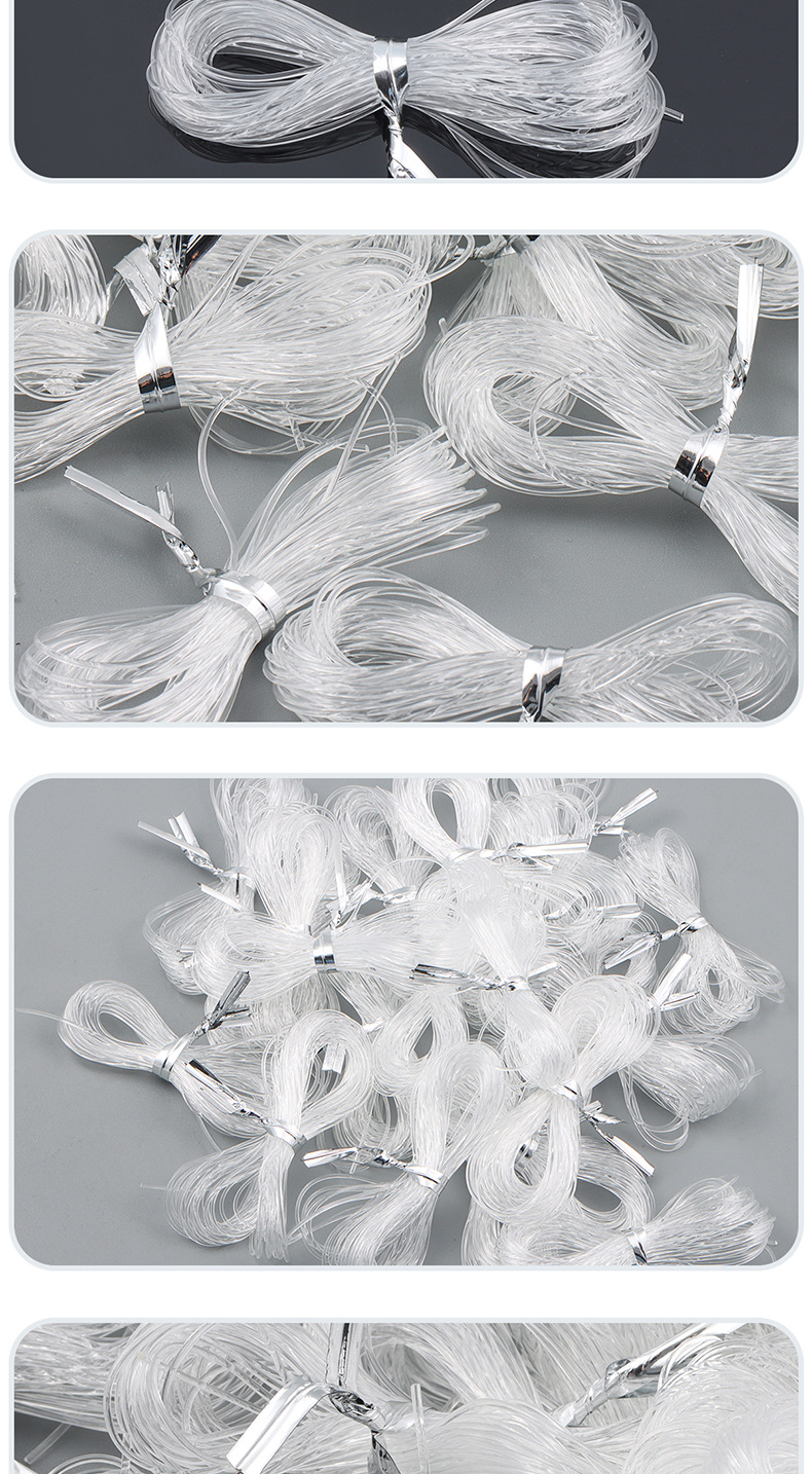 Title 1, Beaded Crystal Transparent Handmade Filament Pe...