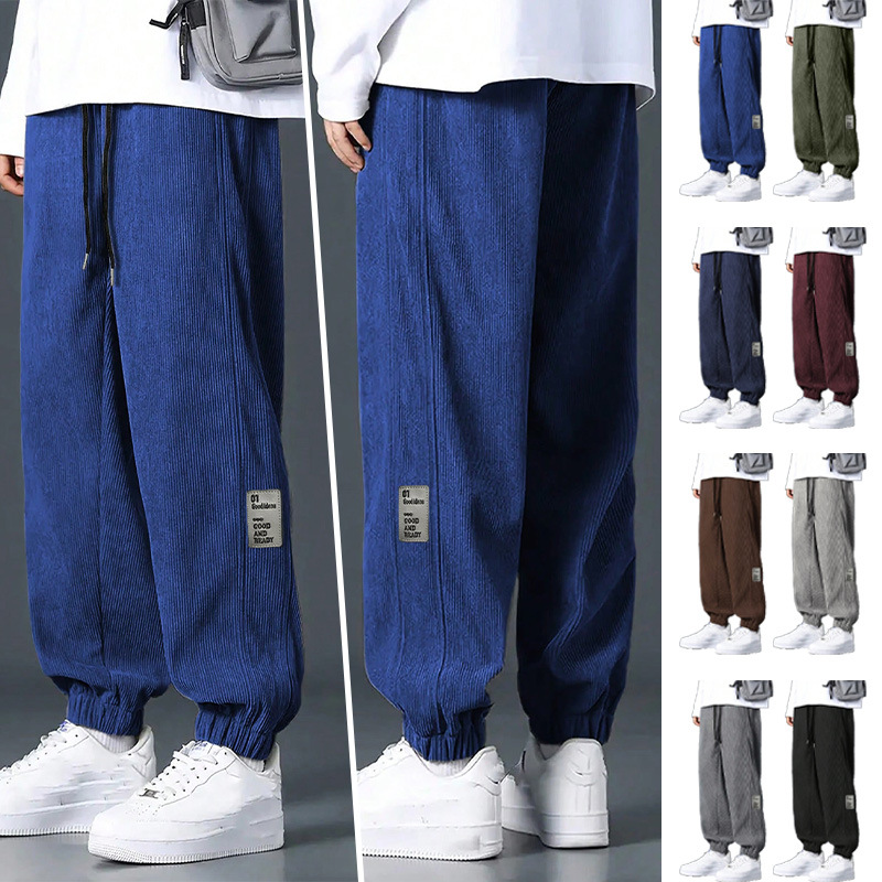 Casual Corduroy Work Pants For Sports