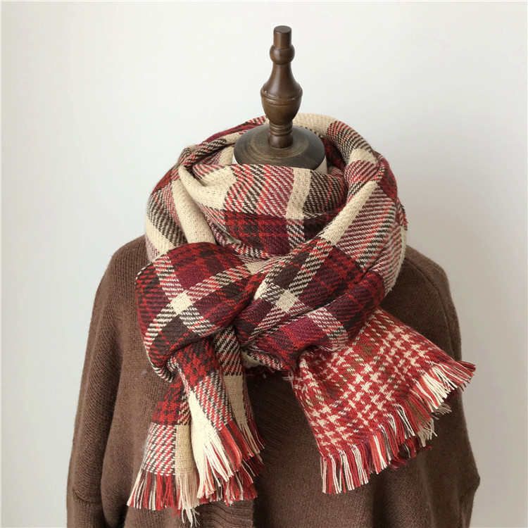 Double Sided Plaid Red