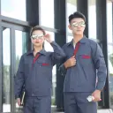 Gray Red Pocket Suit