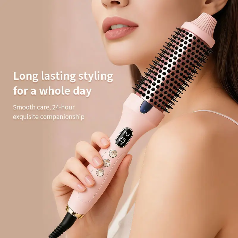 High-Crown Fluffy Dual-Use Heating Red-Light Hair Curling