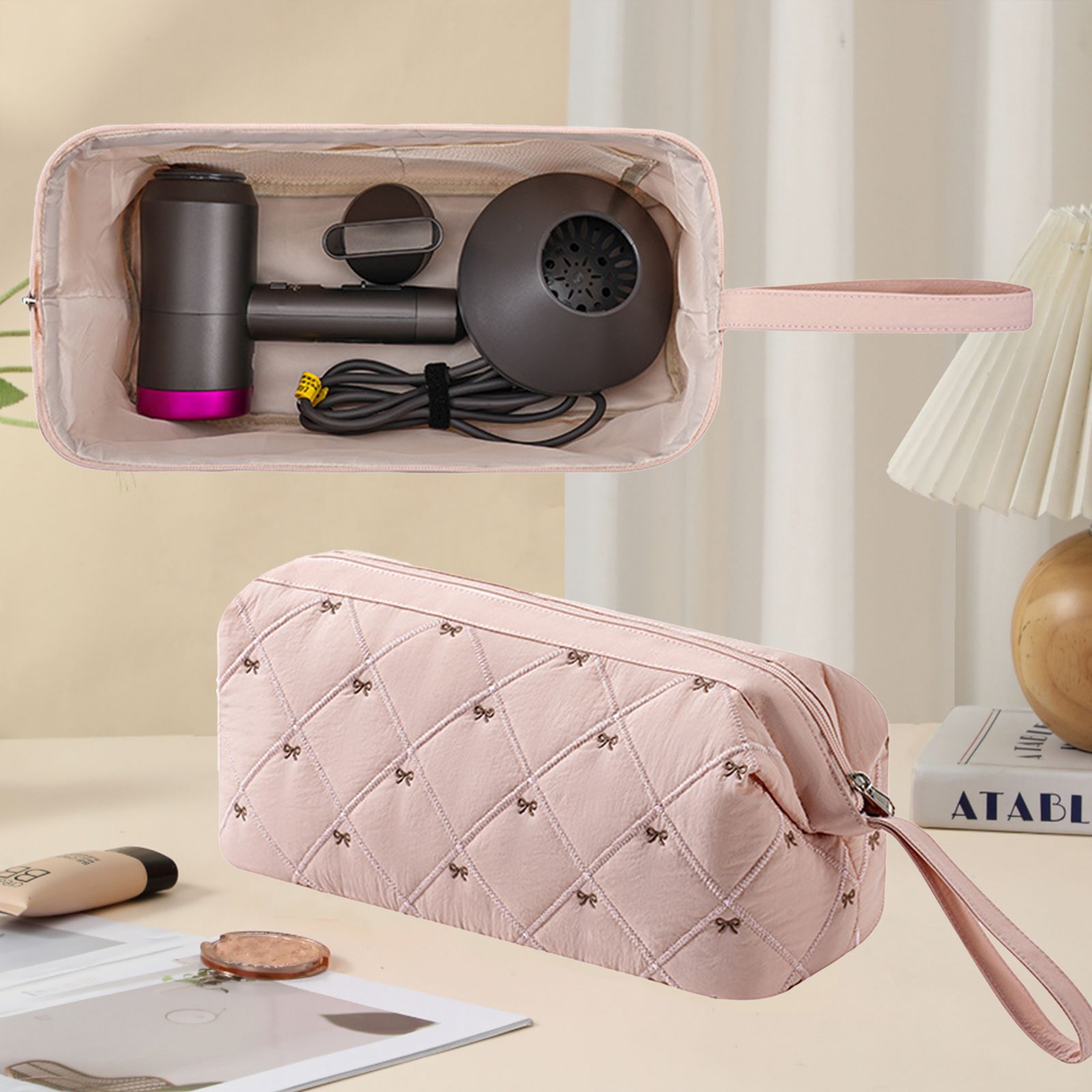 Multi-Function Storage Bag For Curling Irons And Hair Dryers 9