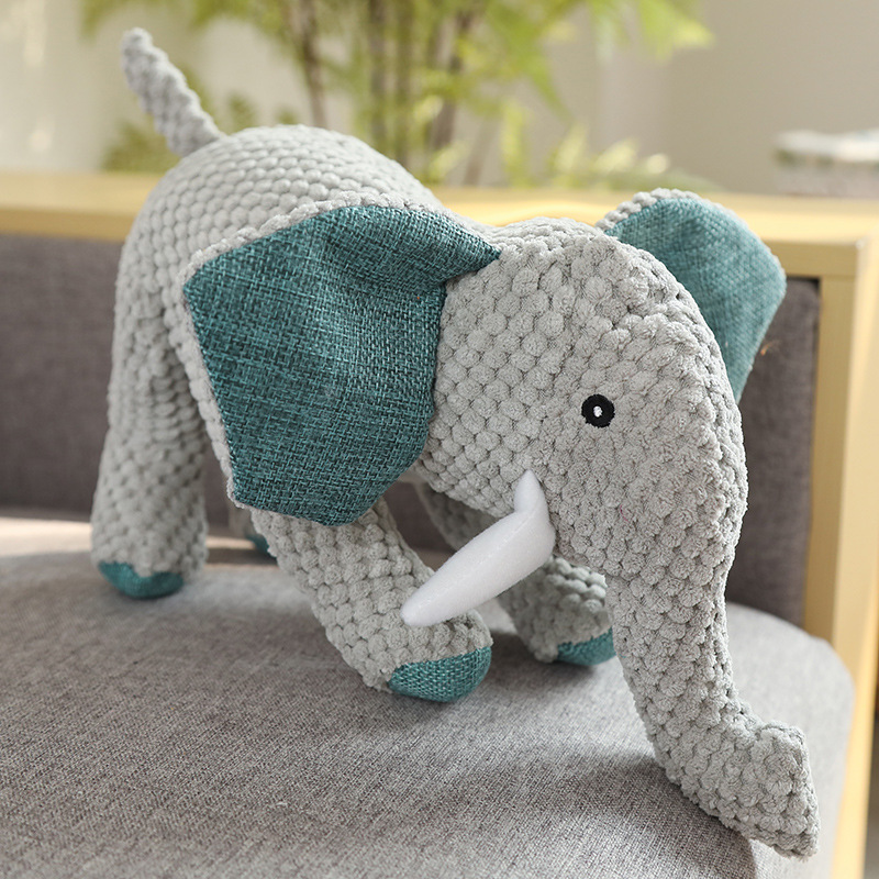 Gray Elephant Doll 30cm