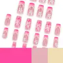 Short Ombre Square Nail Press-on Nails view 2