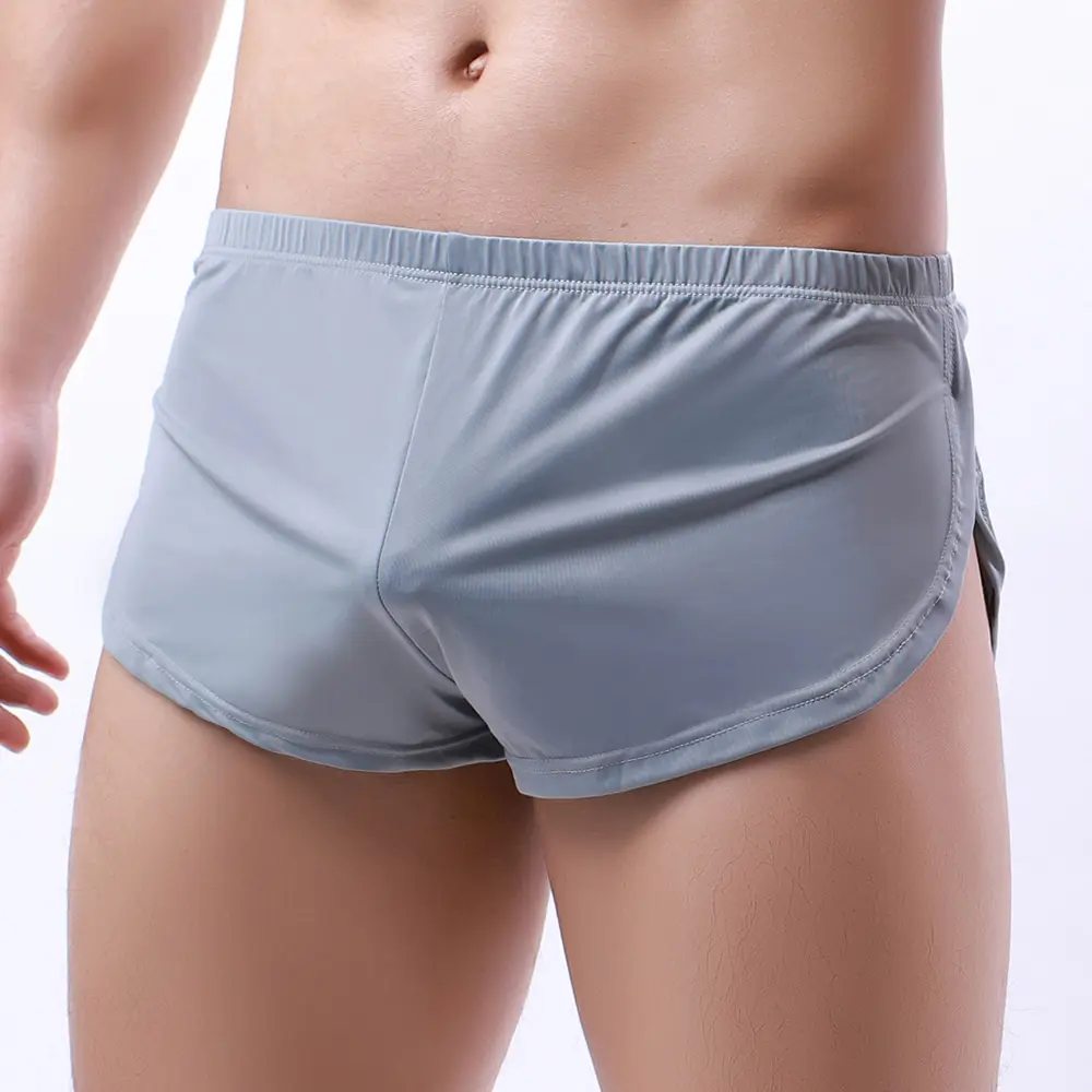 Men's Underwear Silky Round Edge Sports Home