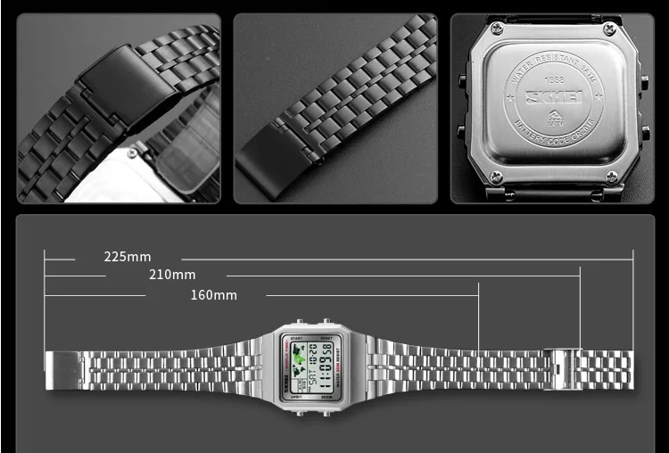 2018 Latest sport design OEM gold japan movt digital watch  water resistant western montre homme relojes