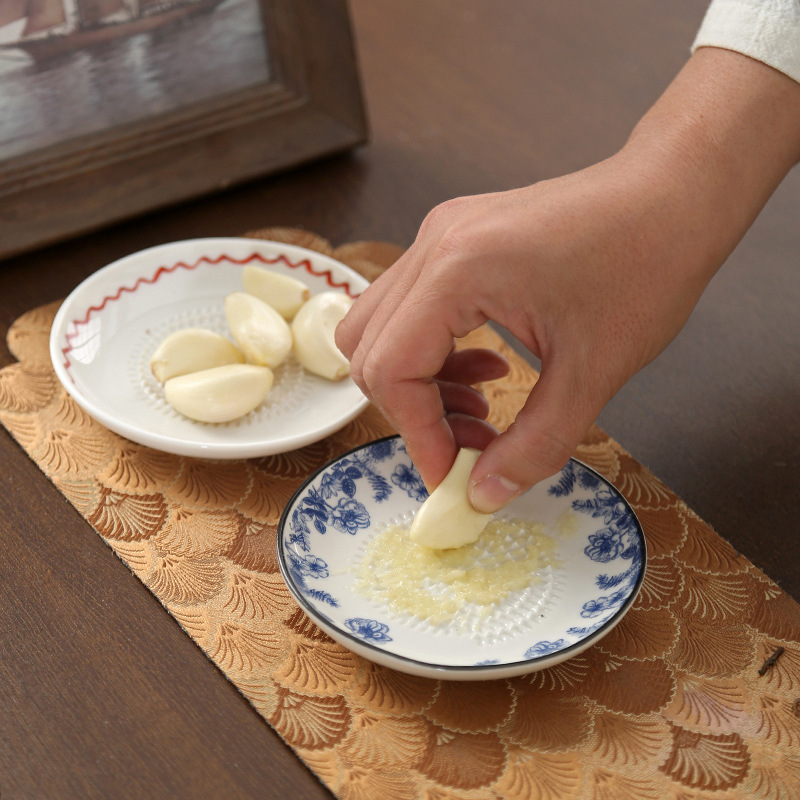 Ceramic Ginger And Garlic Grinding Dish