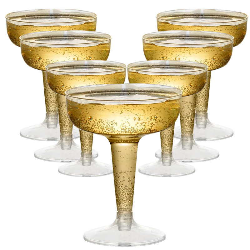 Innovative Disposable Plastic Stemware For Home Parties
