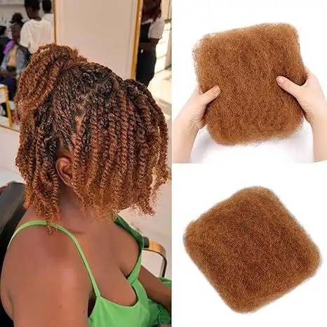 Human Hair Dreadlock Puff Wig