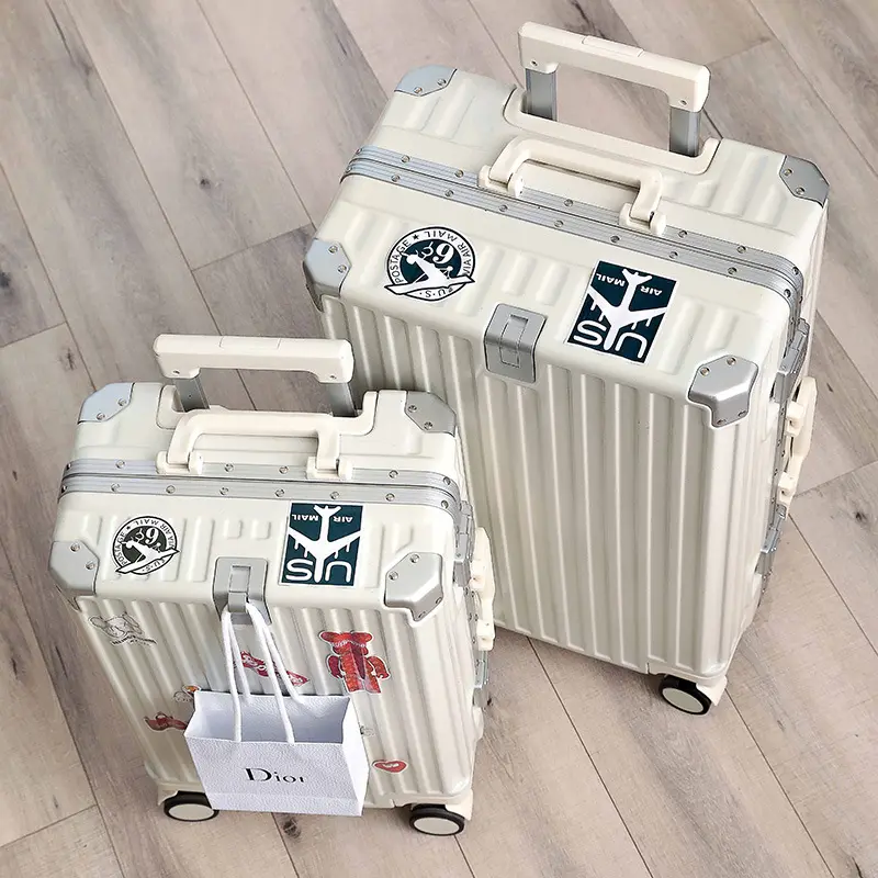 Aluminum Frame Luggage Solid Extra Thick