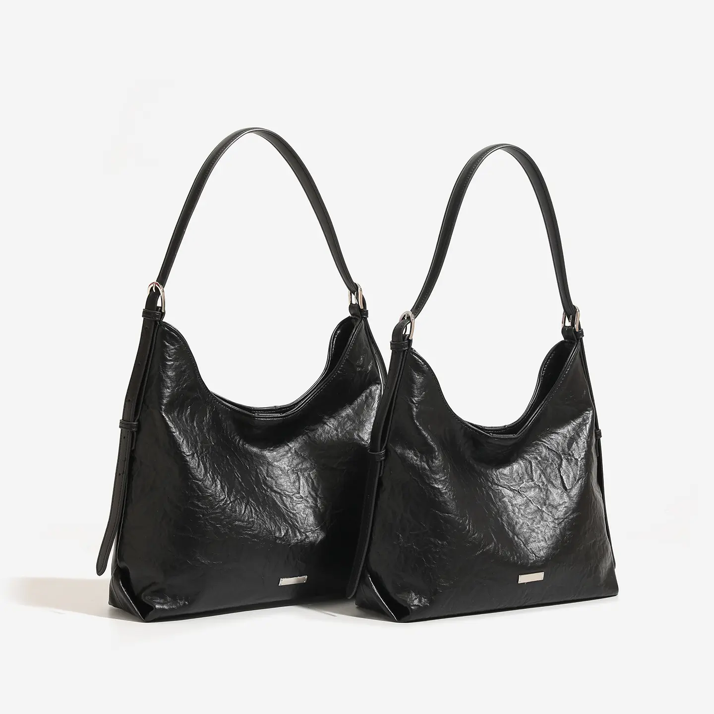 New Womens Cowhide Underarm Tote Bag