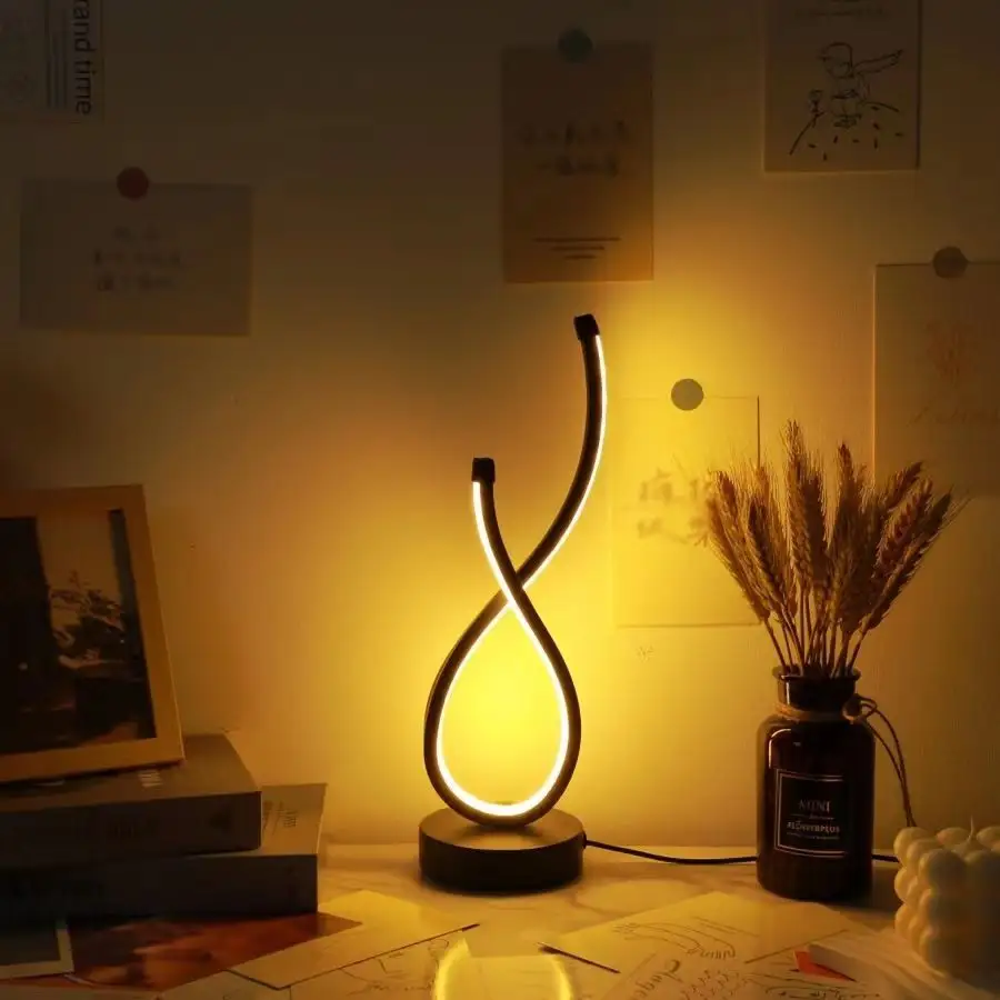 Modern Than Heart-shaped 3-color Adjustable LED Table