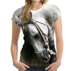 Urban Leisure Pullover Round Neck Digital Printing Short-sleeved Casual T-shirt - W6 - View 1