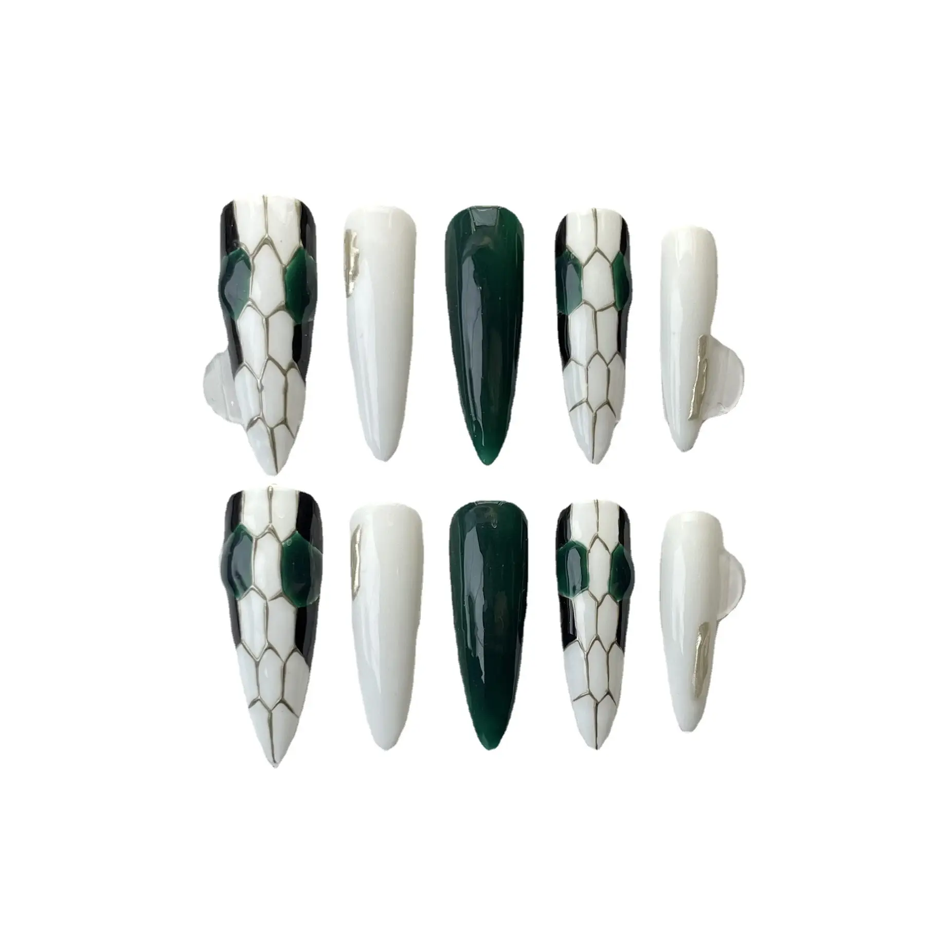 Wearing Nail Snake Head Manicure Advanced