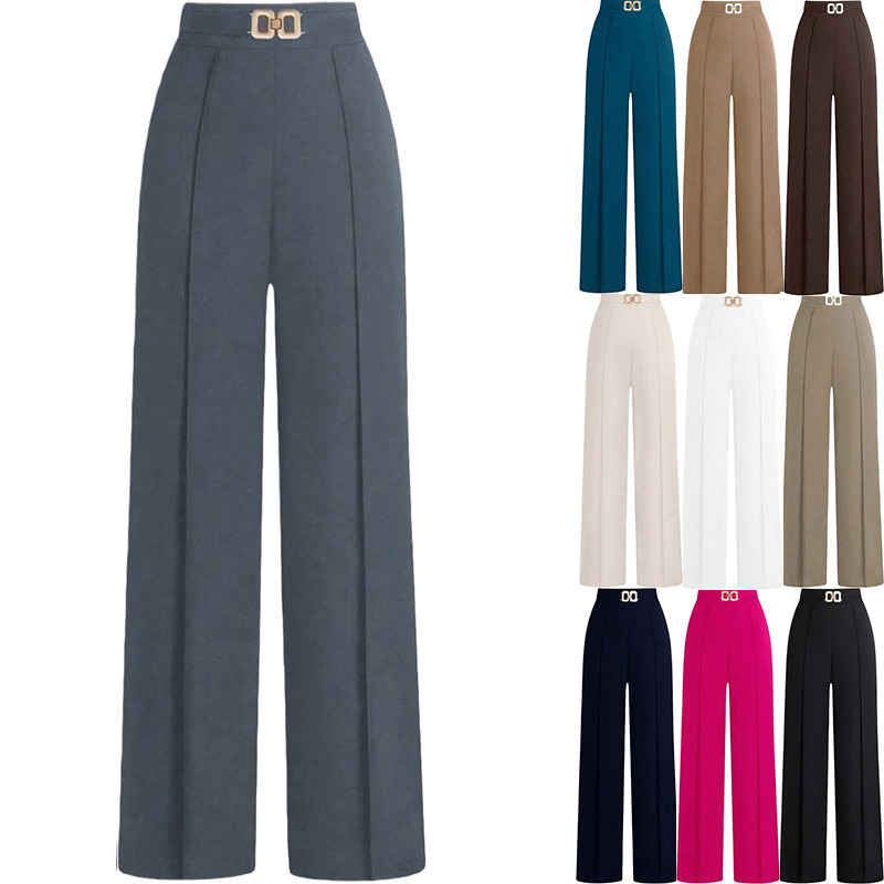 Summer High-Waisted Professional Slimming Drapey Versatile Trousers