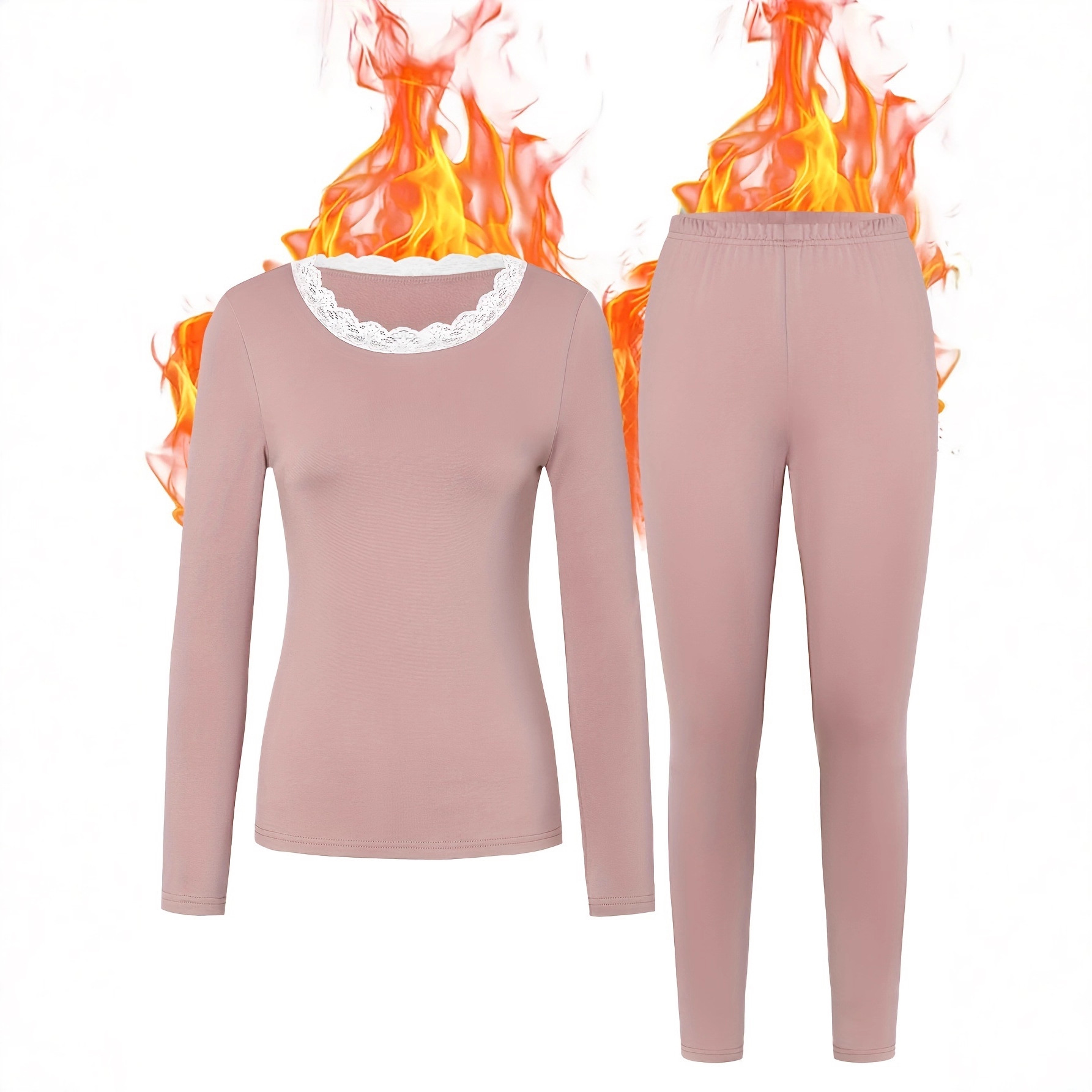 Warm Long-Sleeve Casual Autumn Top And Pants Set 2
