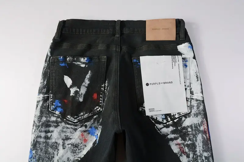 American Heavy Industry Paint Worn Jeans