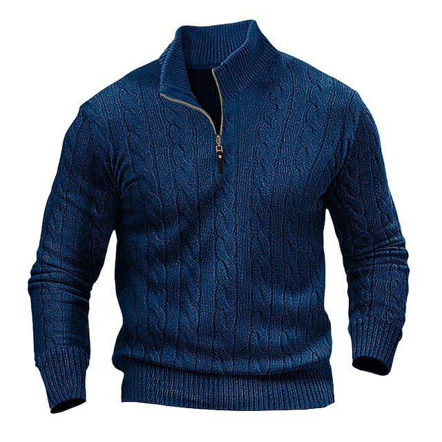 Men's Long-sleeved Sweater Casual Man - Picture 3 of 5