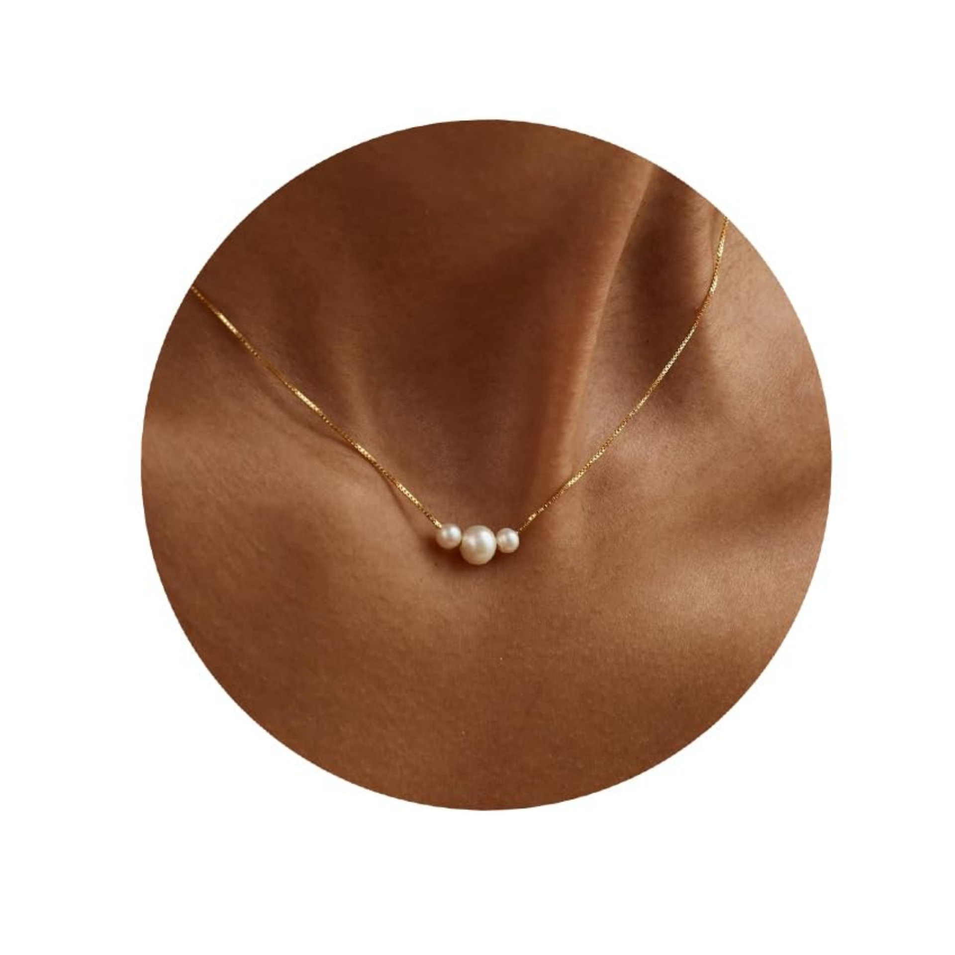 Simple And Elegant Titanium Steel Pearl Snake Chain Necklace For WomenDoes Not Fade