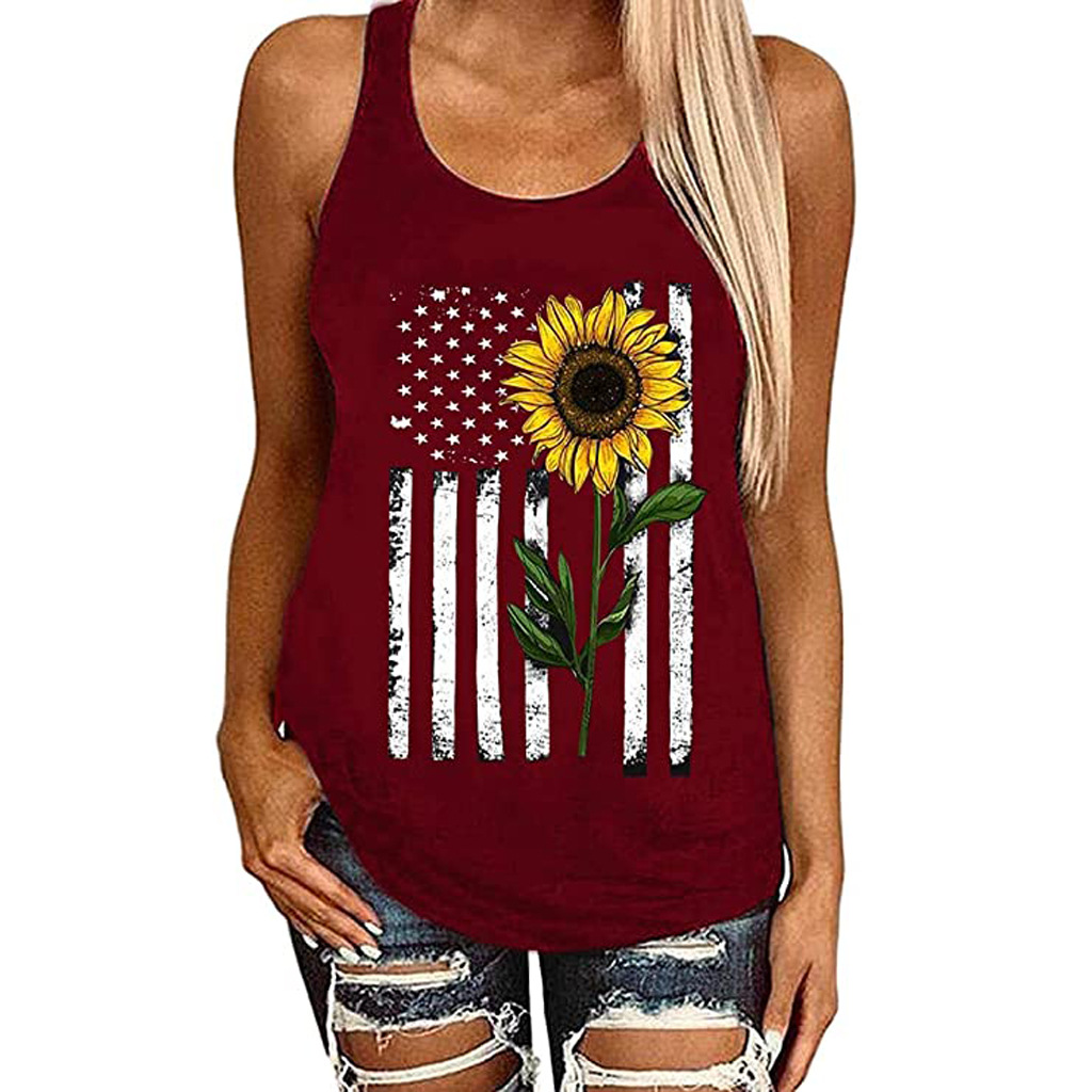 Title 2, Hot New National Flag Printed Vest T-shirt