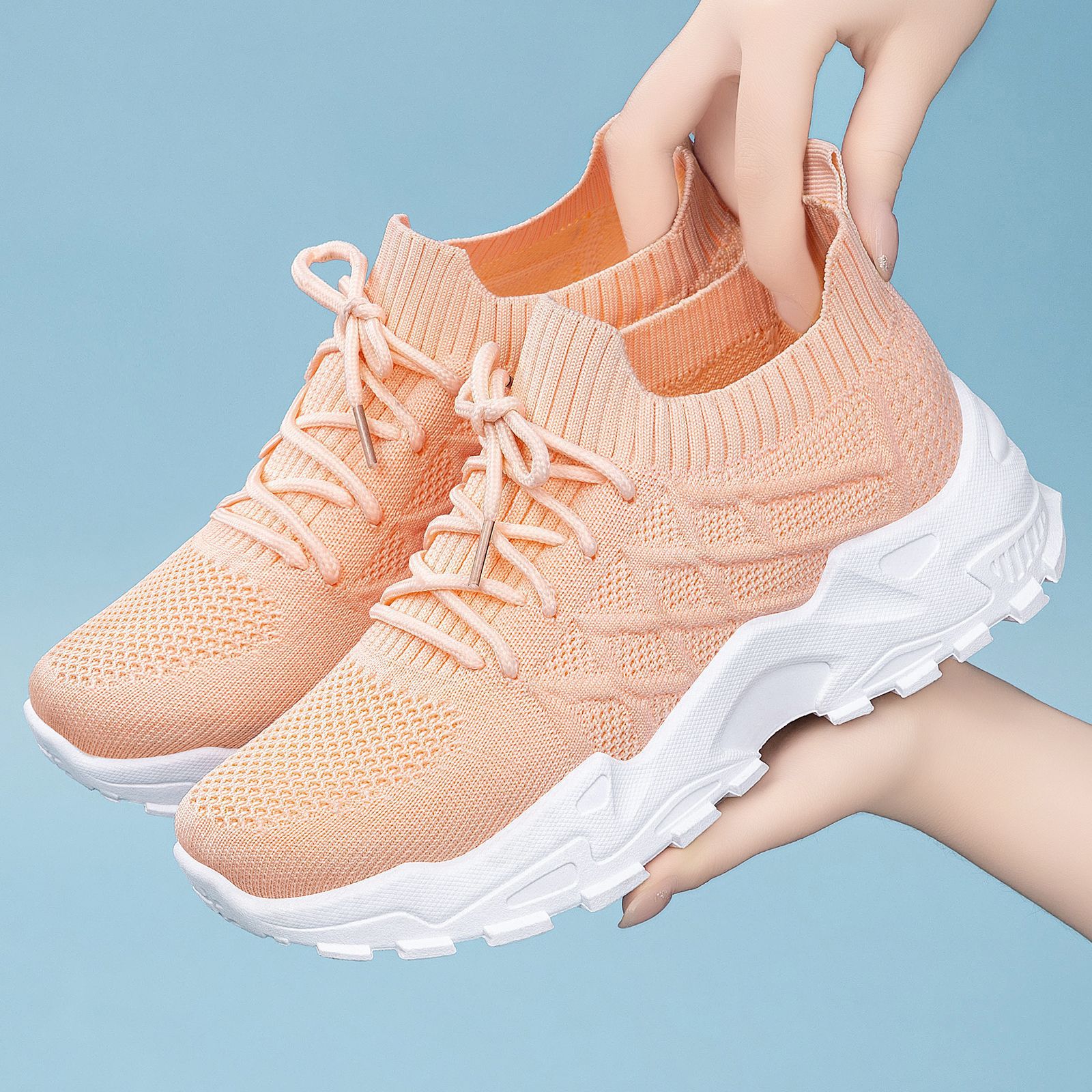 Casual Padded Sole Height Increasing Dad Shoes